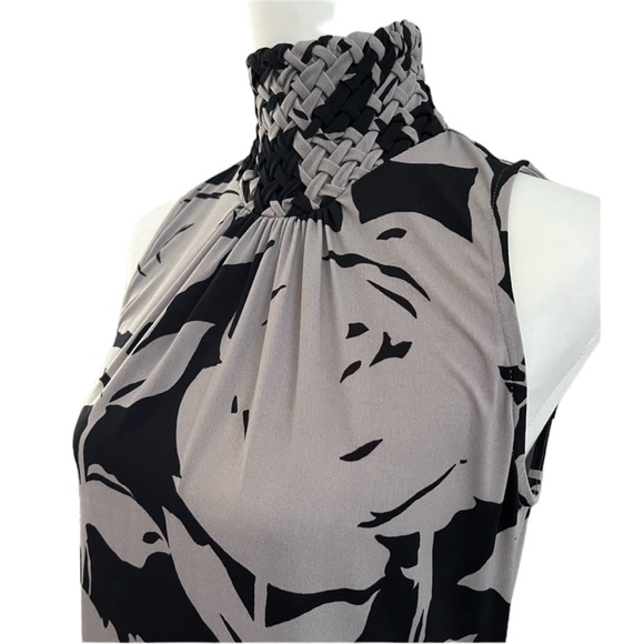 Taylor Mock Neck Fitted Dress Size 8 - Picture 4 of 8